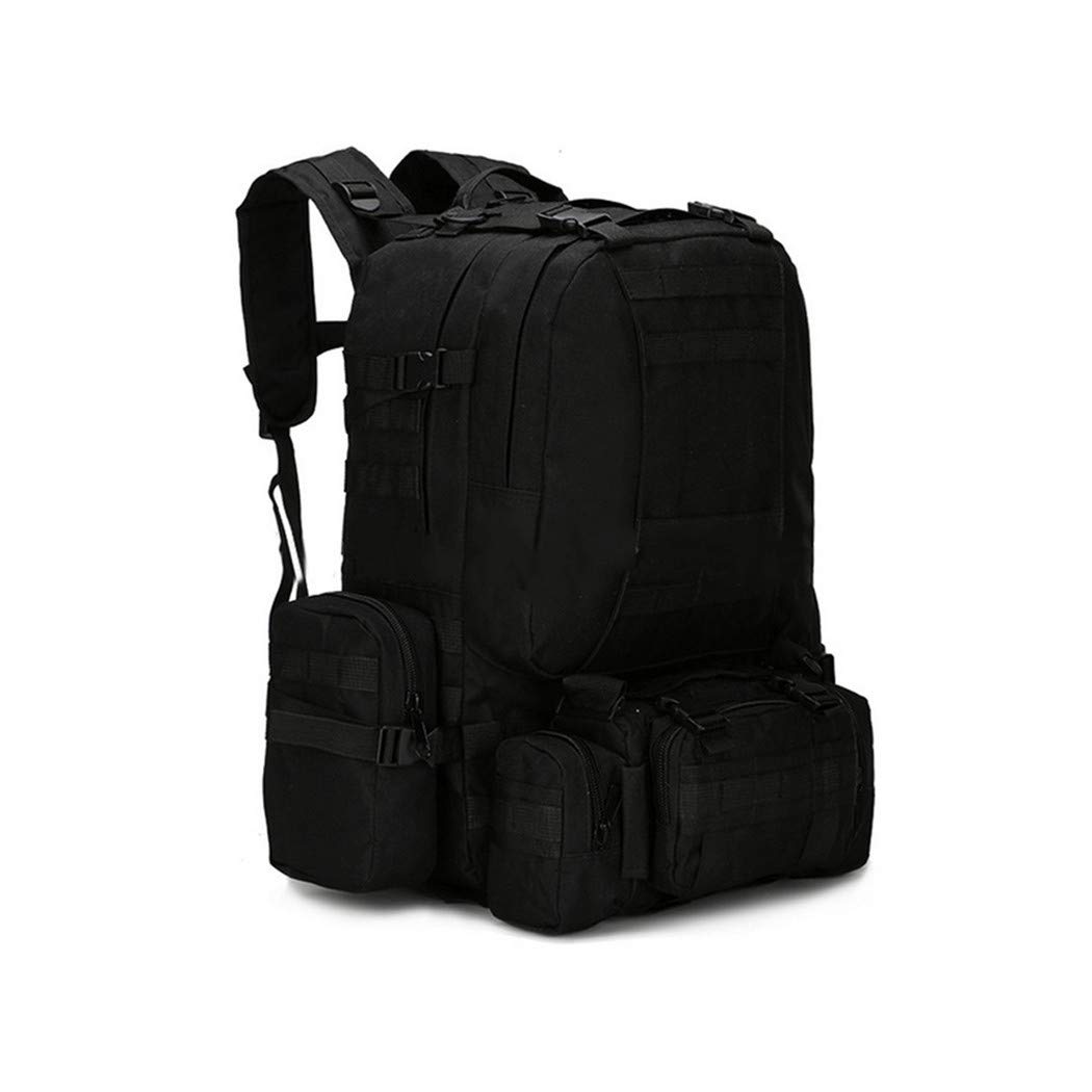 QCTZ Unisex 3D Military Tactical Backpack - Waterproof Rucksack for Camping, Hiking, Trekking & Outdoor Adventures - Durable Travel Bag for Men & Women