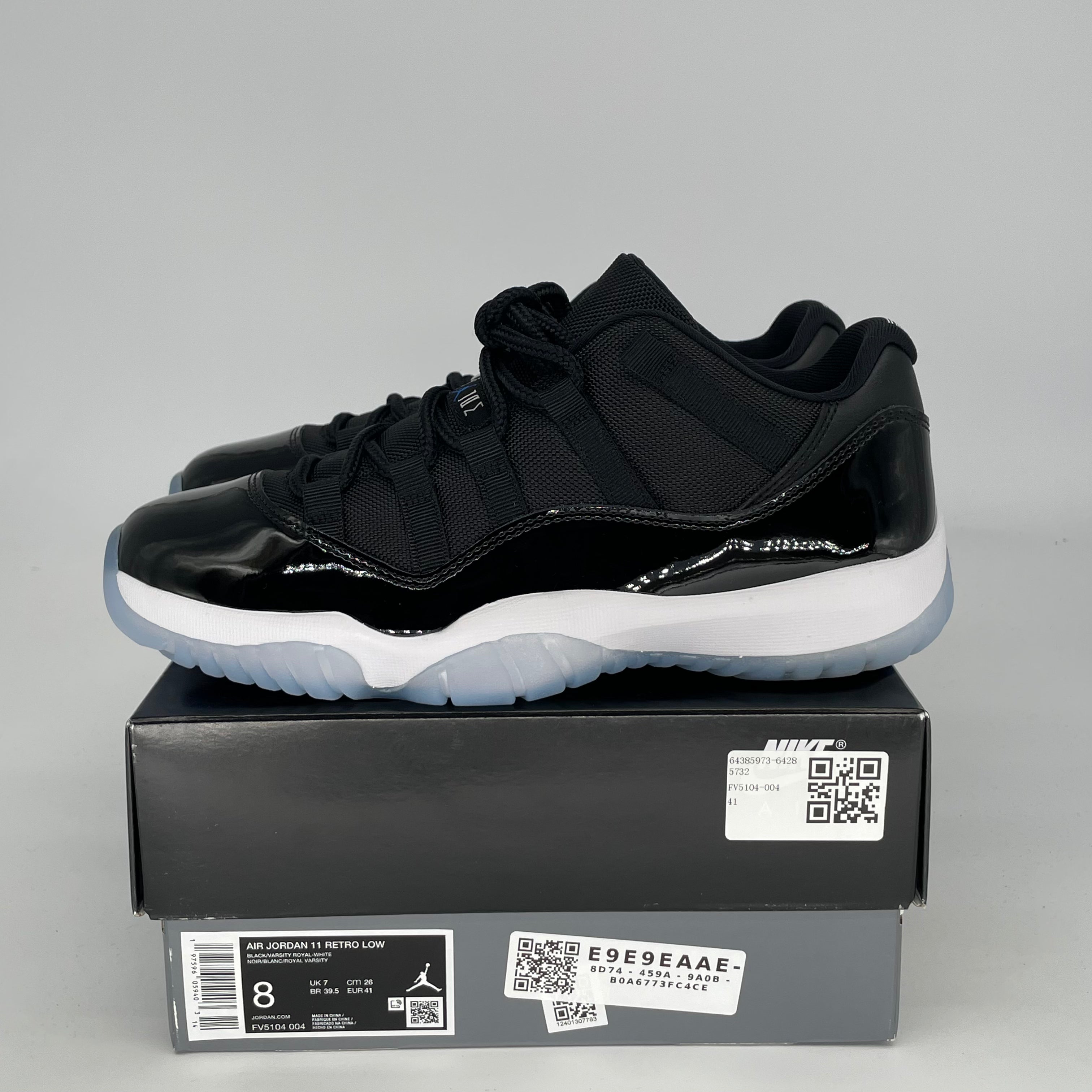Air Jordan 11 Low Space Jam Basketball Shoes - Men's Size 8 / Women's Size 9.5W (FV5104-004) - Perfect for Court Performance & Streetwear Fashion