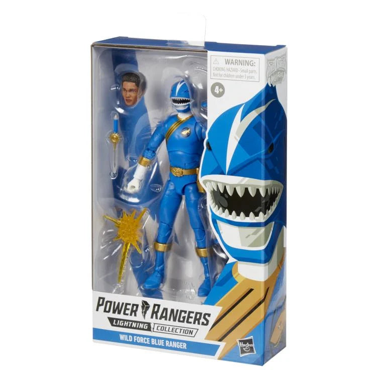 Power Rangers Wild Force Lightning Collection Blue Ranger Action Figure - Collectible Toy for Kids & Fans - Perfect for Display, Play, and Cosplay