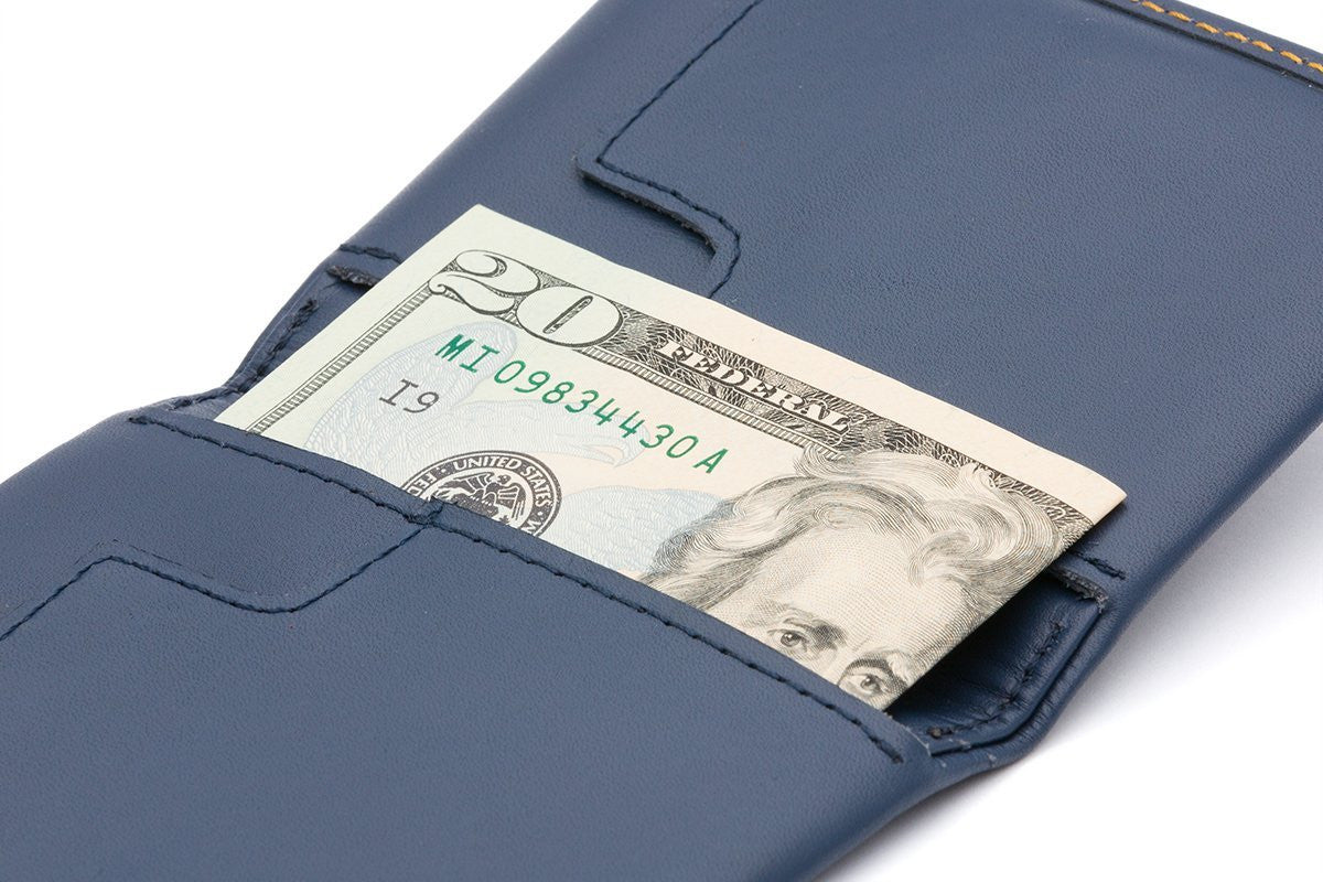 Bellroy Slim Sleeve Wallet - Ultra Thin Minimalist RFID Blocking Leather Wallet for Men - Perfect for Everyday Carry, Travel & Business Use