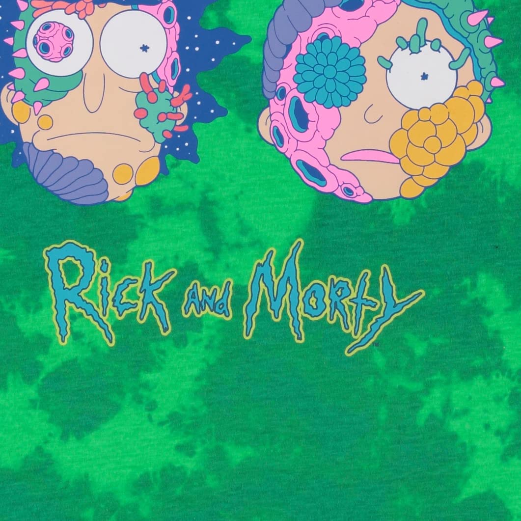 Rick & Morty Tie Dye T-Shirt for Men - Casual Graphic Tee for Fans