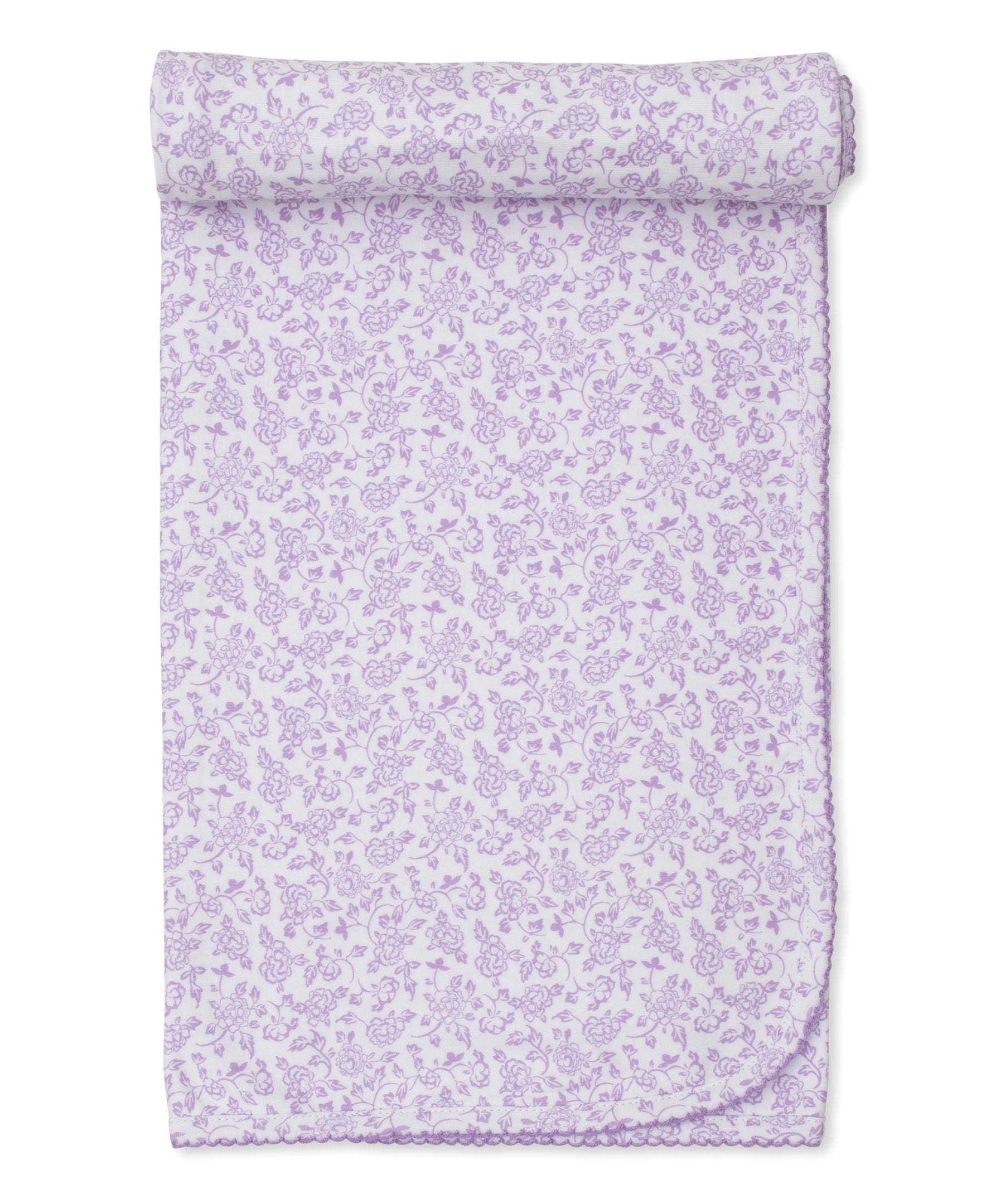 Soft Lilac Blossoming Vines Baby Blanket - Breathable & Cozy Nursery Blanket for Newborns, Infants & Toddlers - Perfect for Swaddling, Stroller, Crib & Photo Shoots