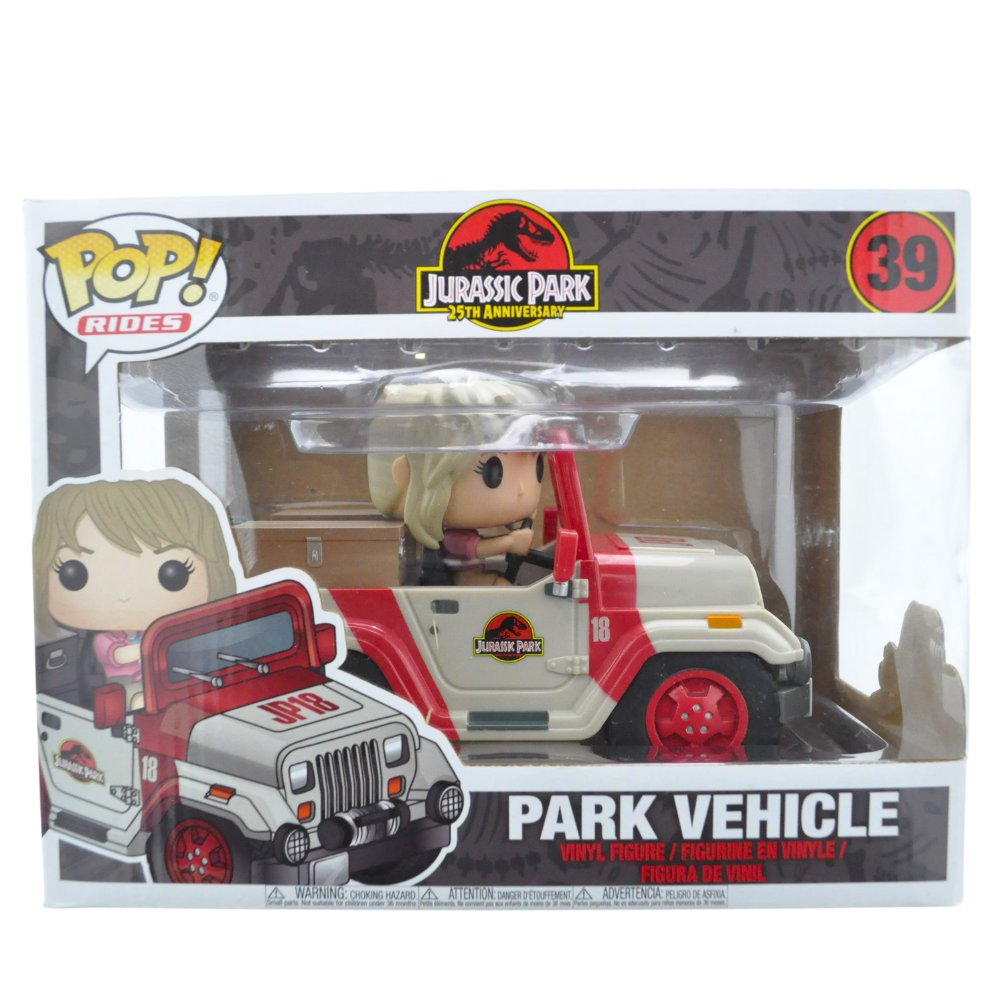 Funko Pop! Jurassic Park Vehicle (Rides) - Collectible Vinyl Figure - Perfect for Movie Fans & Collectors - Great for Display, Gifts & Pop Culture Decor