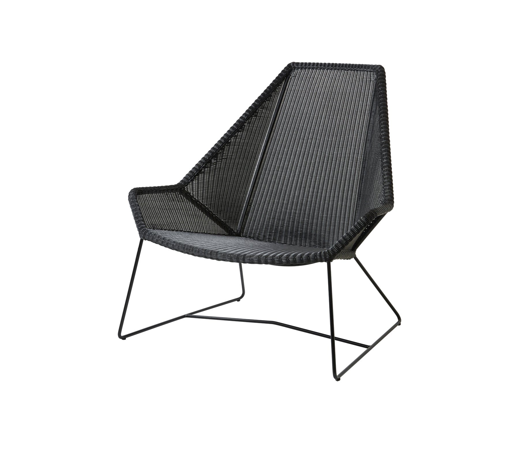 Breeze Highback Outdoor Chair - Comfortable Patio Lounge Chair for Backyard, Poolside, and Garden Relaxation