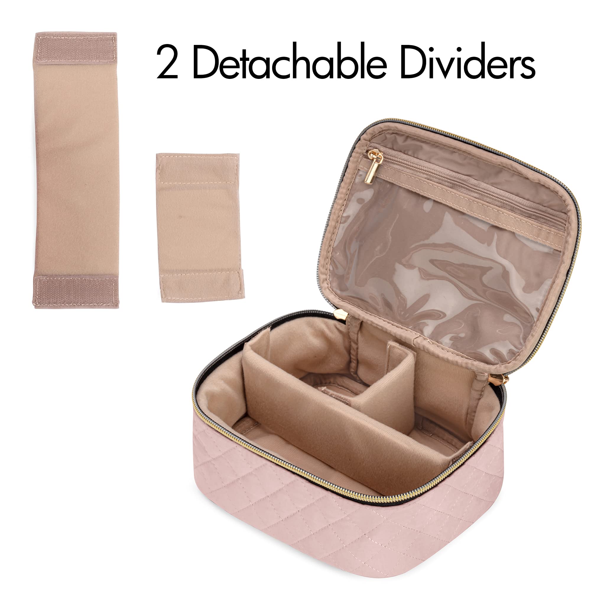 Portable Sewing Kit with 24 Threads & 30 Needles - Travel & Home Repair for Adults & Kids - Dusty Rose