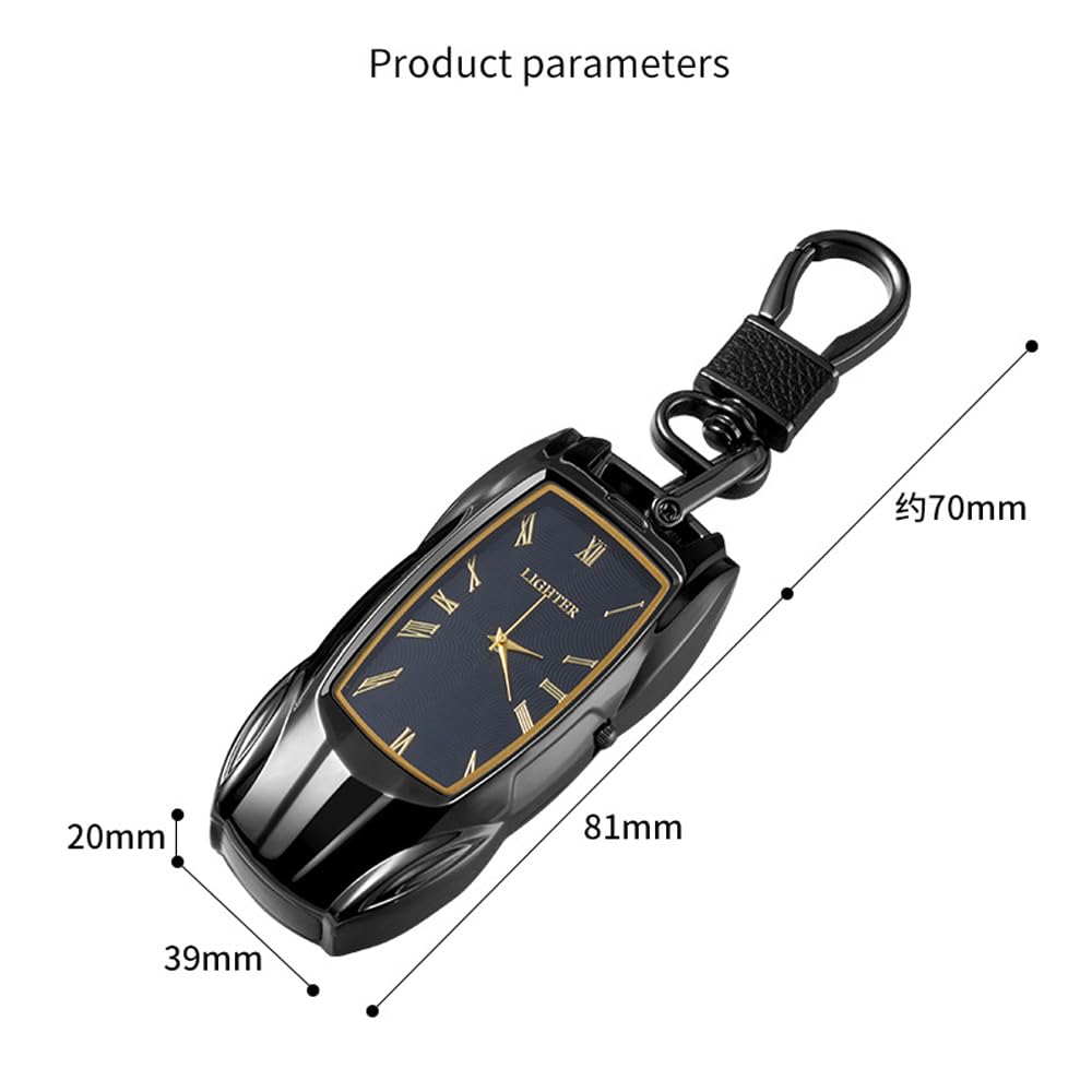 Windproof Torch Lighter - Refillable Car Shape Lighter for Men (Gold) - Perfect for Outdoor & Gifts