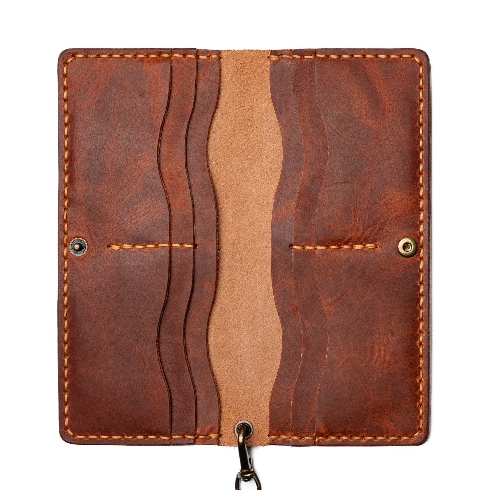Genuine Leather Long Wallet for Men - Slim RFID Blocking Bifold Wallet with Multiple Card Slots - Perfect for Travel, Business & Everyday Use