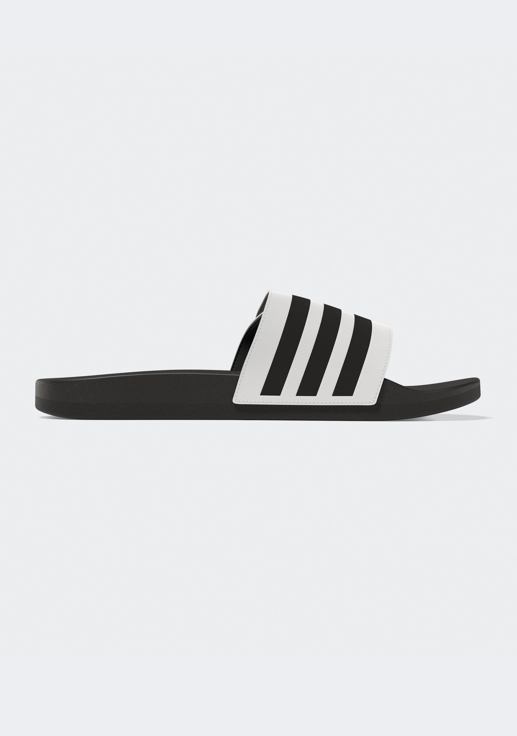 Adidas Men's Adilette Comfort Adjustable Slides - Lightweight & Cushioned Shower Sandals for Pool, Beach, Gym & Lounge
