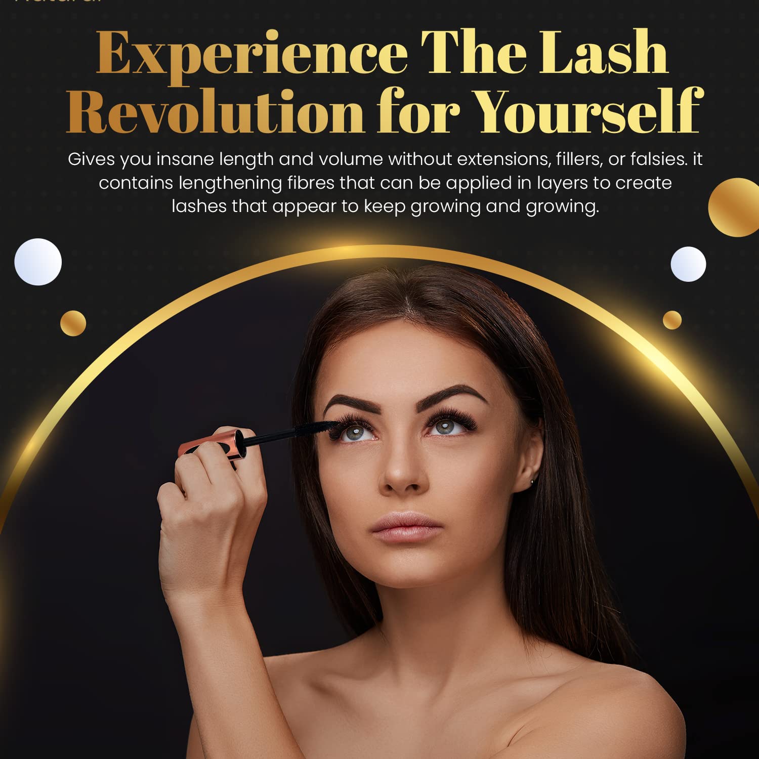 4D Silk Fiber Mascara 3-Pack - GLAMZA Volumizing & Lengthening Waterproof Mascara for Long Thick Lashes - Smudge Proof Black Mascara for Day & Night Wear - Perfect for Weddings, Parties & Everyday Glam