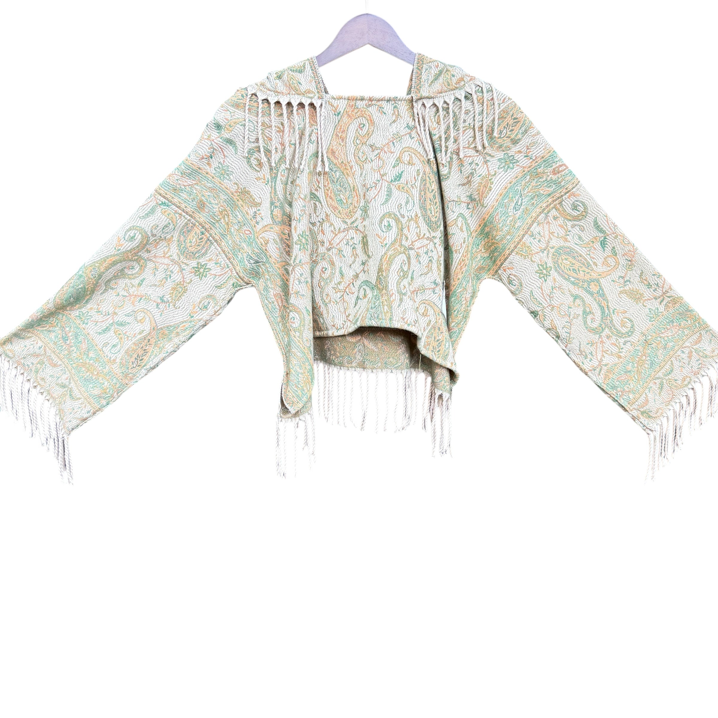 Soft Plush Pashmina Long Sleeve Crop Top - Cozy Winter Fashion for Women | Perfect for Casual Outfits, Layering & Cold Weather Wear