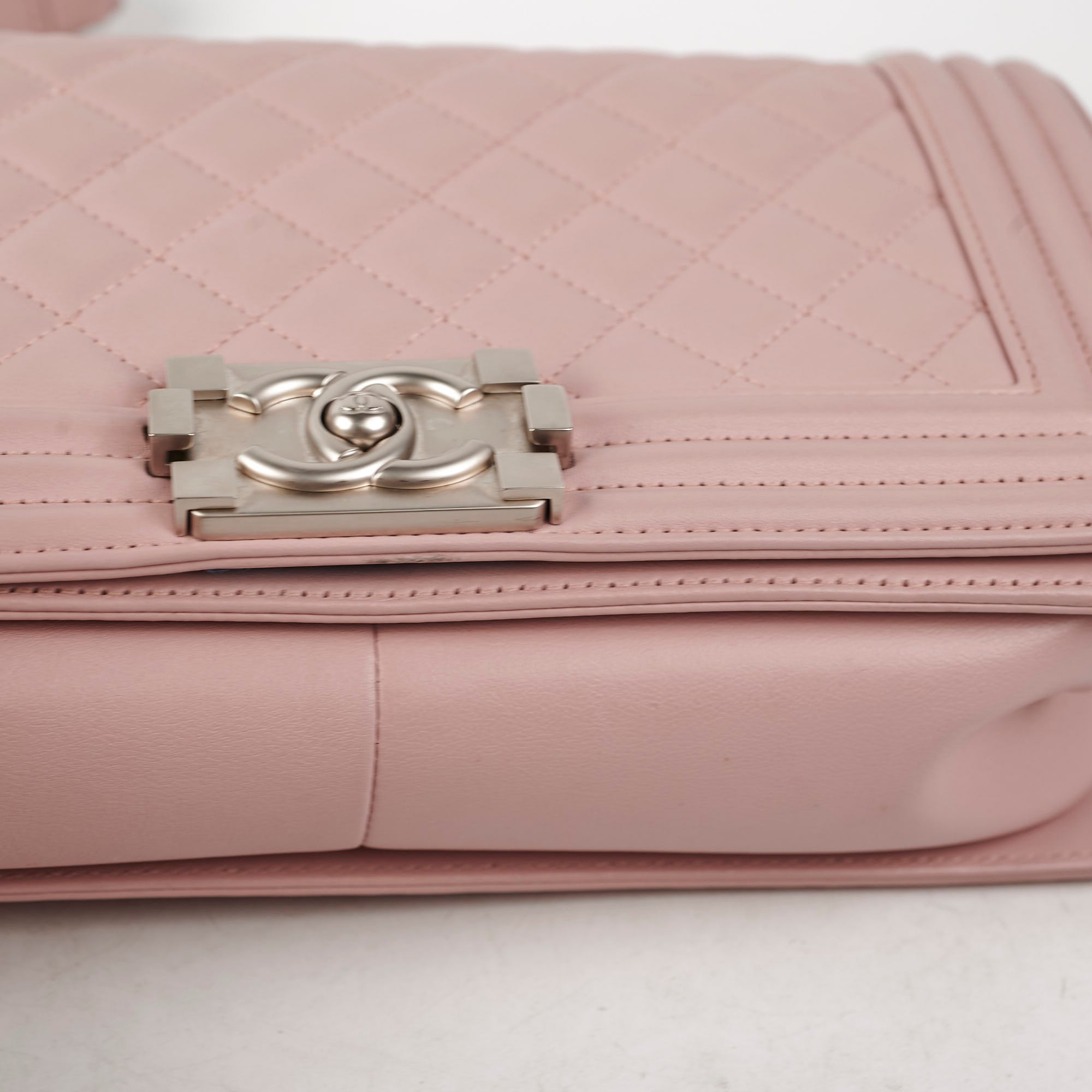 Chanel Old Medium Quilted Boy Bag in Pink - 21 Series Luxury Handbag for Women | Perfect for Parties, Dating & Special Occasions
