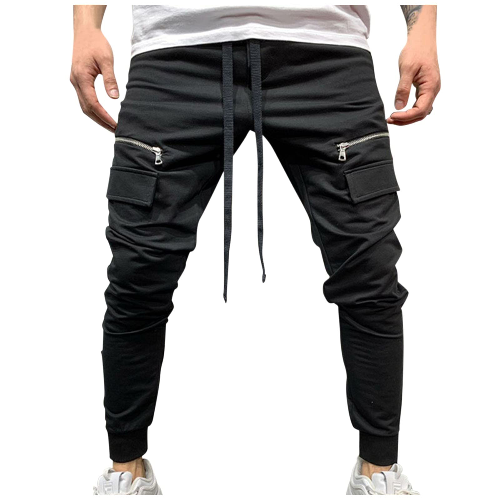 Xiloccer Men's Designer Joggers Winter Pants - Comfortable Sports & Hiking Pants for Men (Plus Size Available) - Perfect for Outdoor Activities, Gym Workouts & Casual Wear