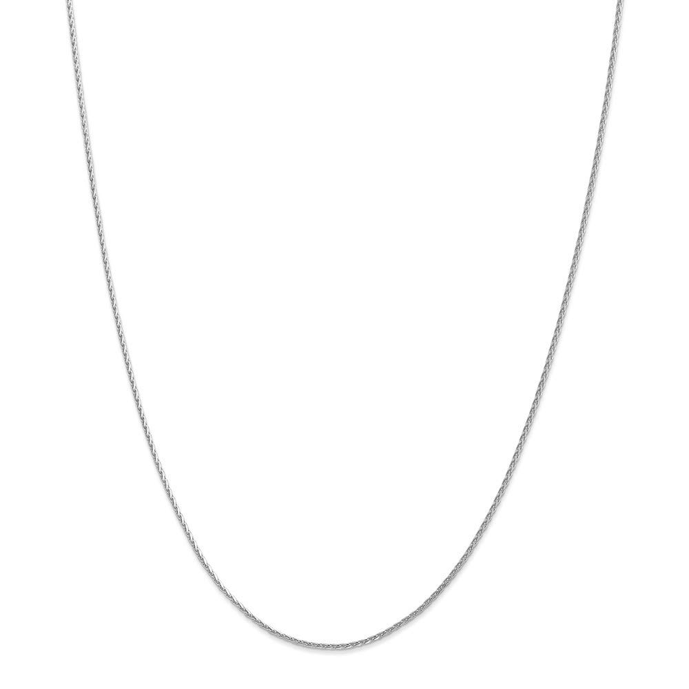 14K White Gold & Yellow Gold Round Sparkle Cut Wheat Chain Bracelet for Women - 6,7,8,9 Inch Lengths & 1mm,1.2mm,1.5mm,1.9mm Widths - Elegant Jewelry Gift for Anniversary, Birthday, Valentine's Day
