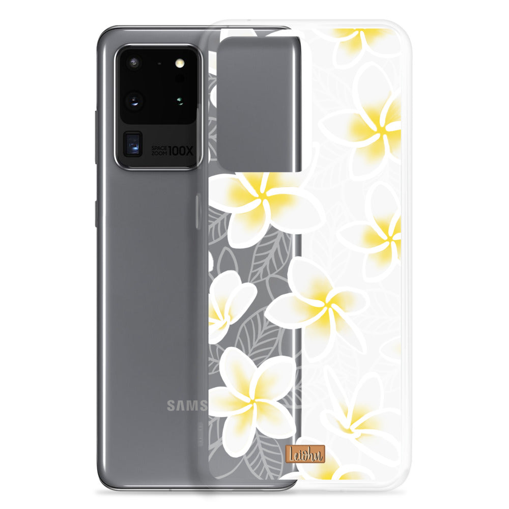 Pua Melia Clear Phone Case for Samsung Galaxy - Slim Protective Cover with Scratch Resistance | Perfect for Everyday Use, Travel & Work
