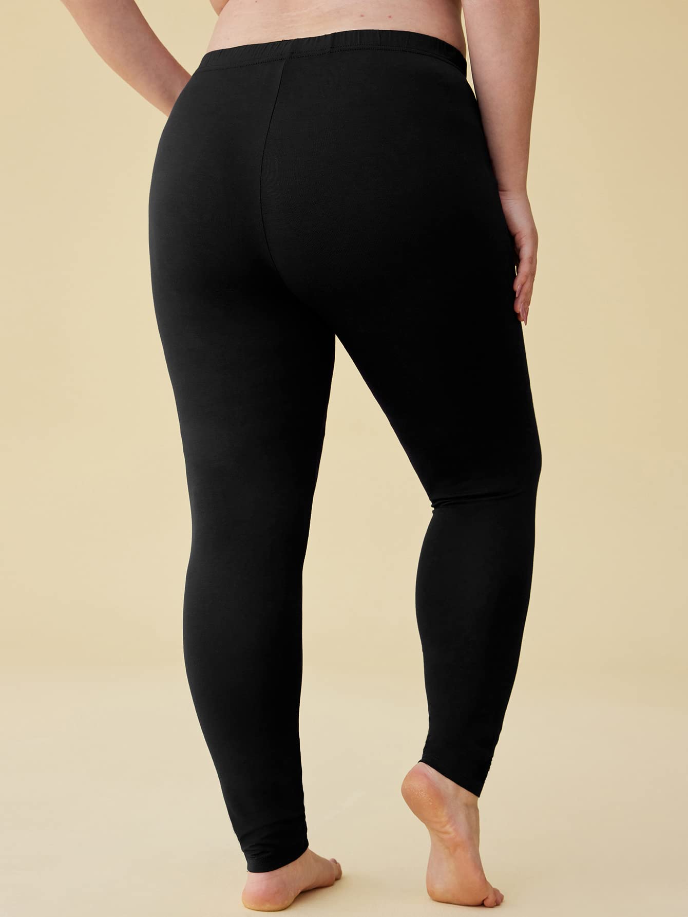 Latuza Women's Soft Viscose Lounge Pajama Leggings - Comfortable Stretchy Sleep Pants for Relaxing at Home, Yoga & Travel