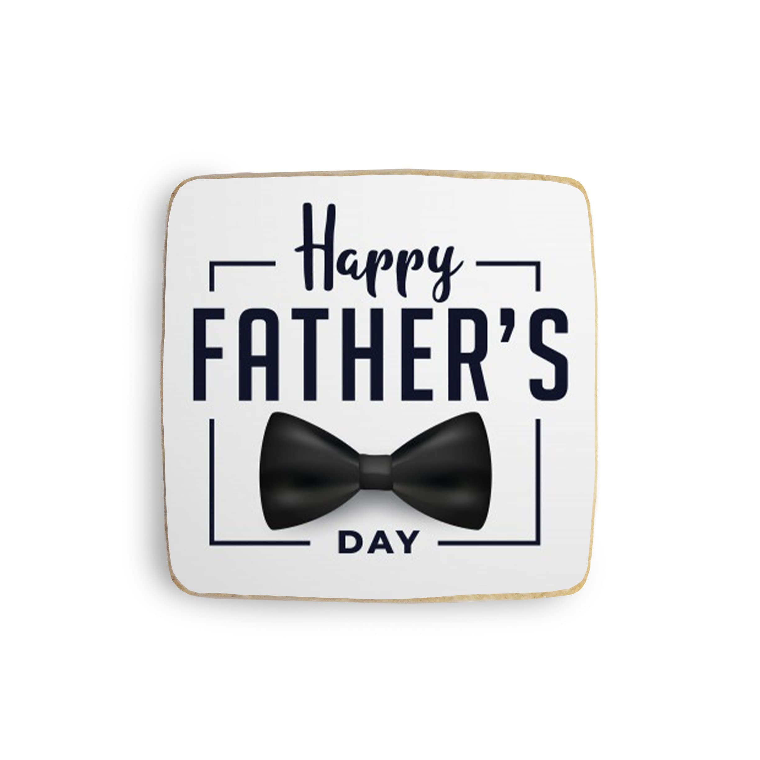 Custom Square Father's Day Cookies - 12 Pack with Personalized Photo Decorations | Perfect for Gifts, Celebrations, and Family Gatherings