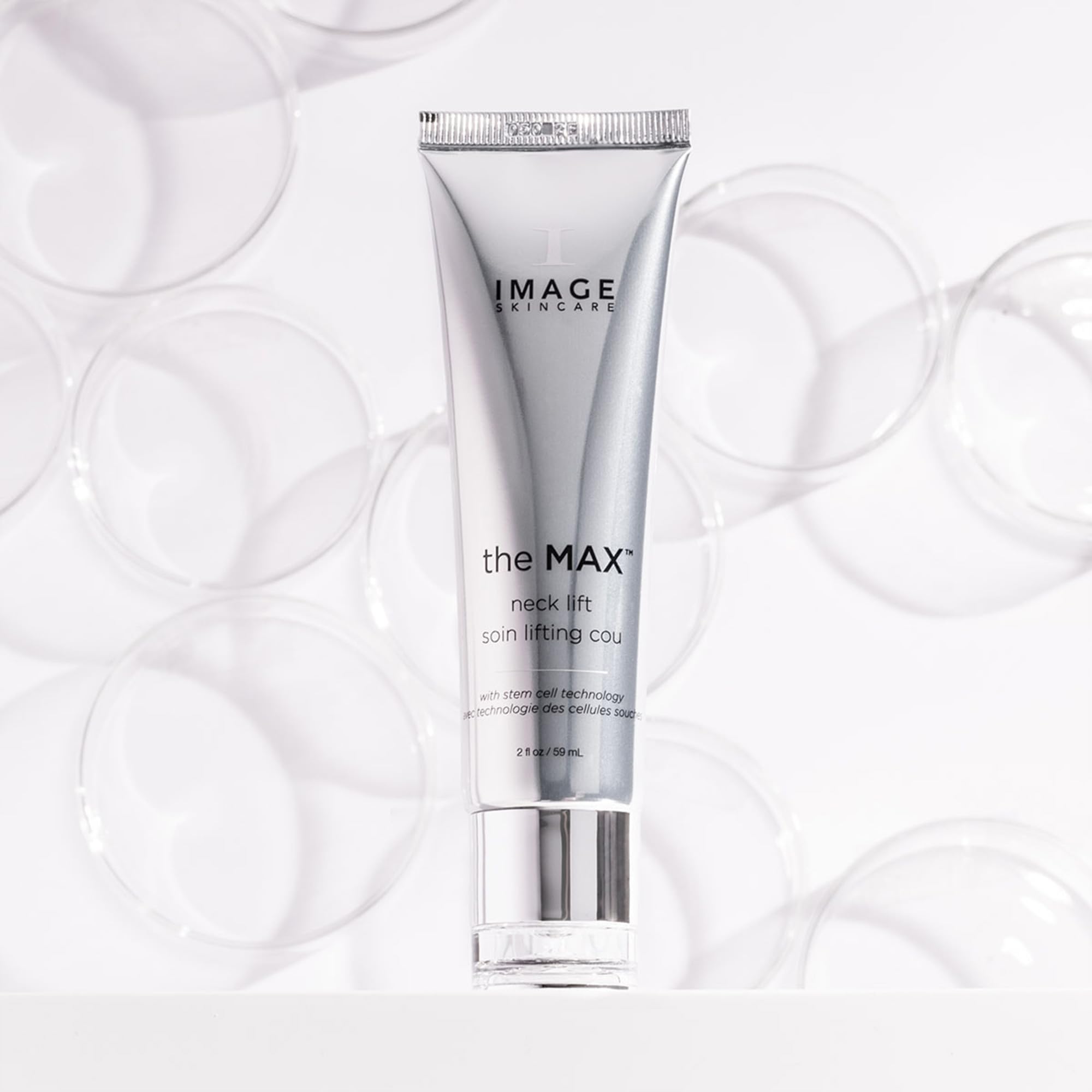 IMAGE Skincare MAX Neck Lift Firming Cream - Anti-Aging Treatment for Sagging Skin & Fine Lines, 2 fl oz - Perfect for Daily Neck & Décolleté Care Routine