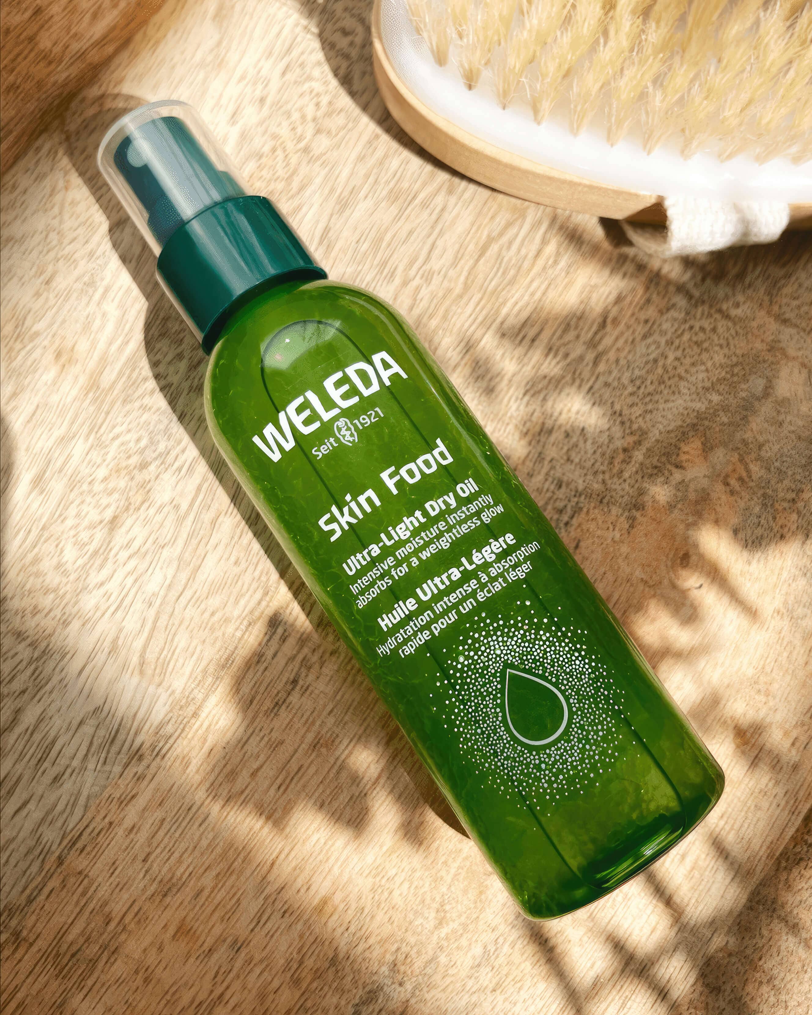 Skin Food Ultra Light Dry Oil - Fast Absorbing, Non-Greasy Moisturizer for Face & Body | Perfect for Dry Skin, After Sun Care & Daily Hydration