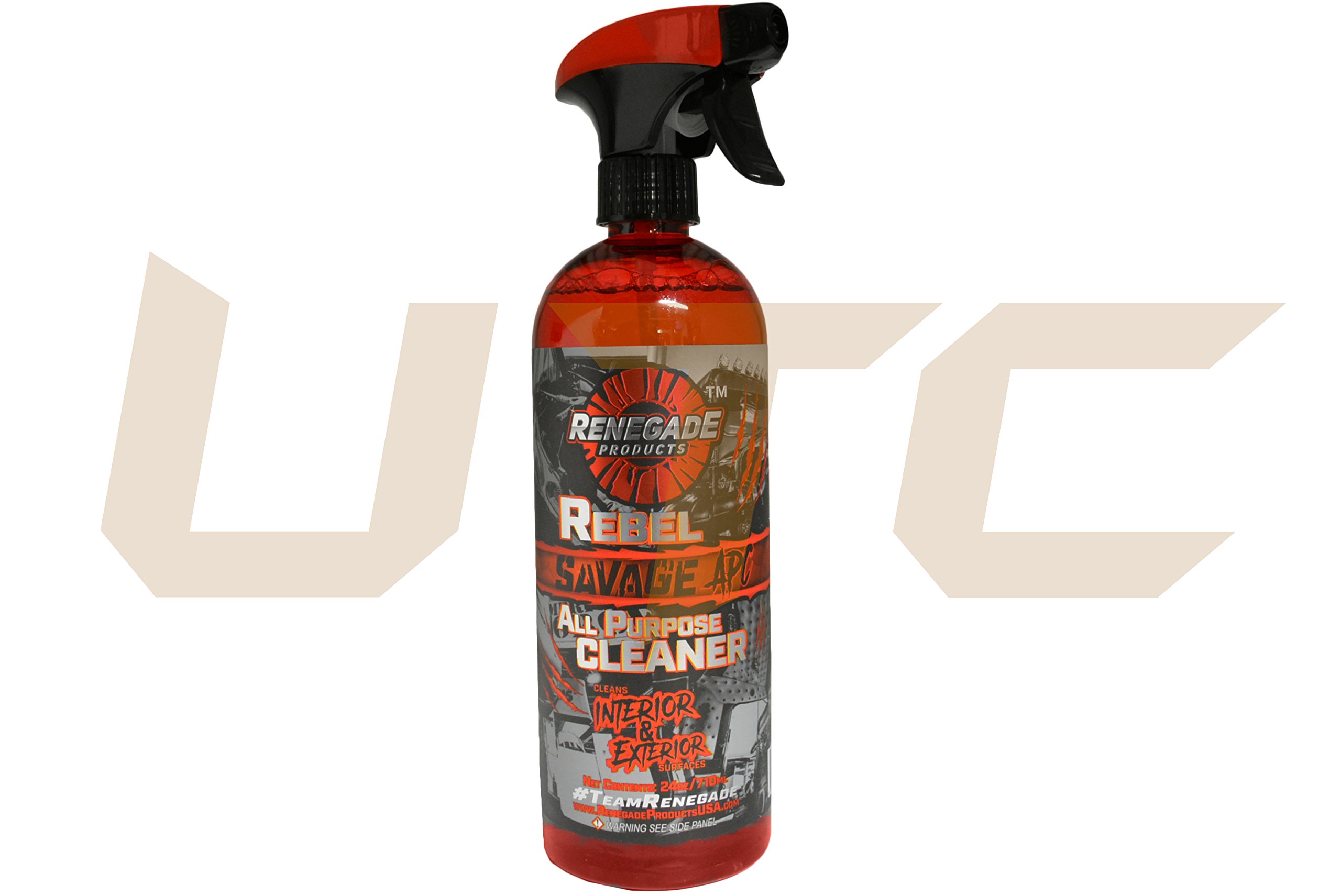 Rebel Savage All Purpose Interior & Exterior Super Detailer - 3 Pack (24oz Each) - Plastic Cleaner & Protectant for Cars, Boats, Motorcycles - Made in USA - Perfect for Detailing, Shine & UV Protection