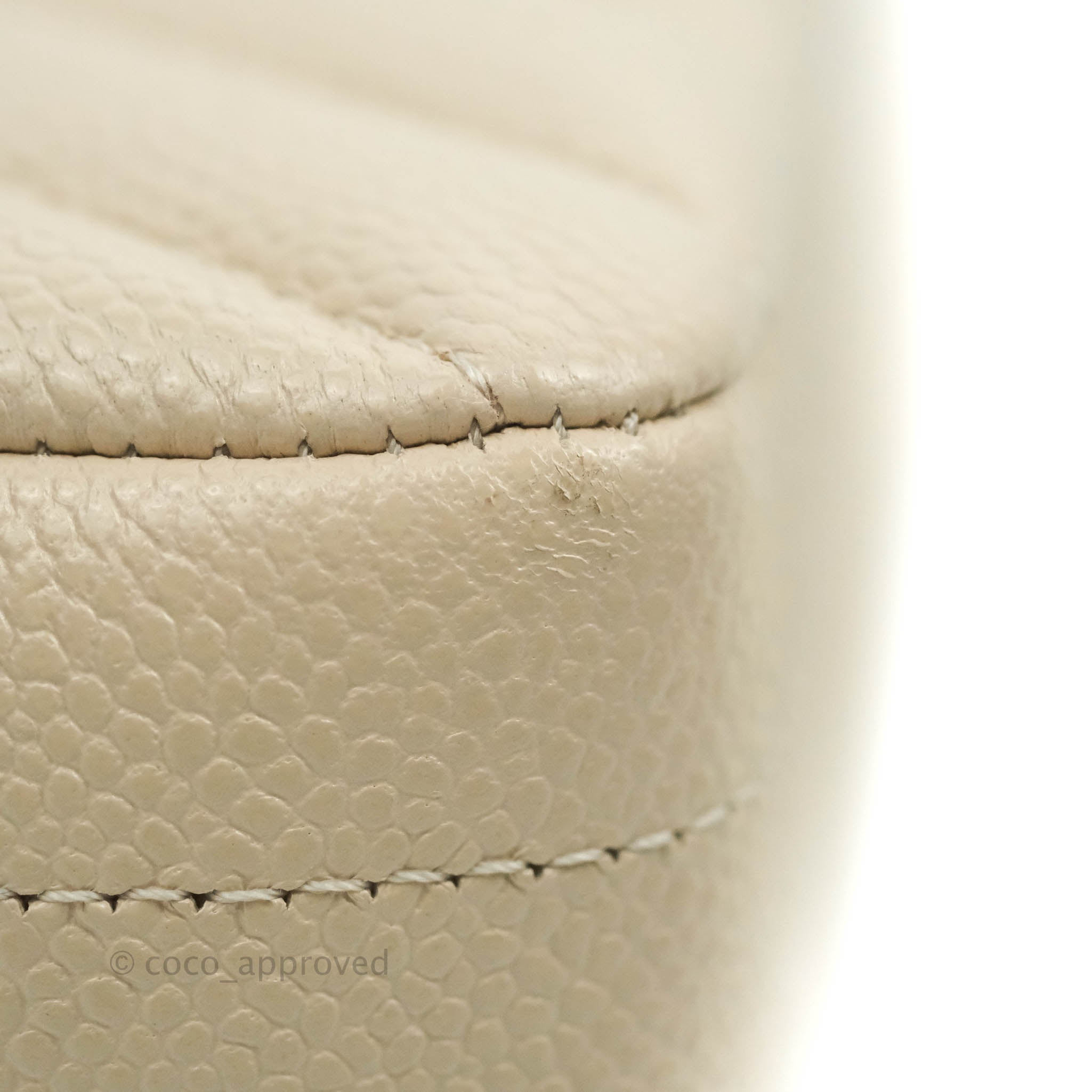 Chanel Classic Medium Double Flap Bag - Chevron Light Beige Caviar Leather with Gold Hardware (20B Collection) | Luxury Crossbody Purse for Women, Perfect for Date Nights & Special Occasions