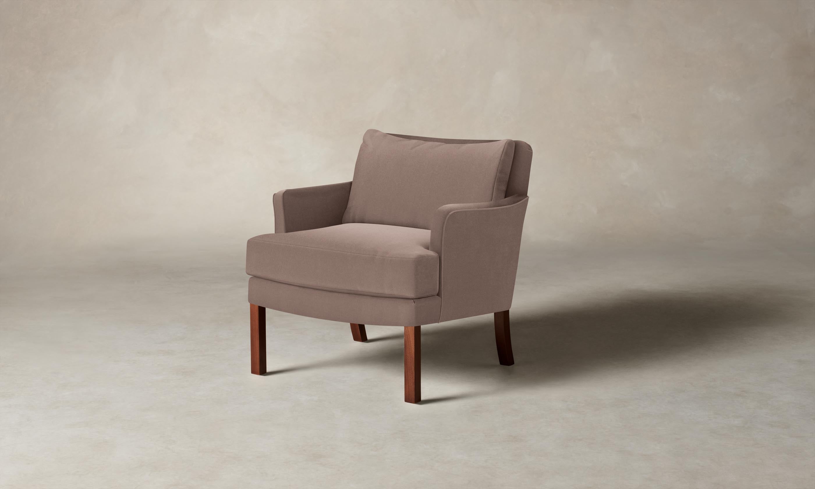Kaye Mohair Peony Chair - Elegant Upholstered Accent Chair for Living Room, Bedroom, or Office Decor