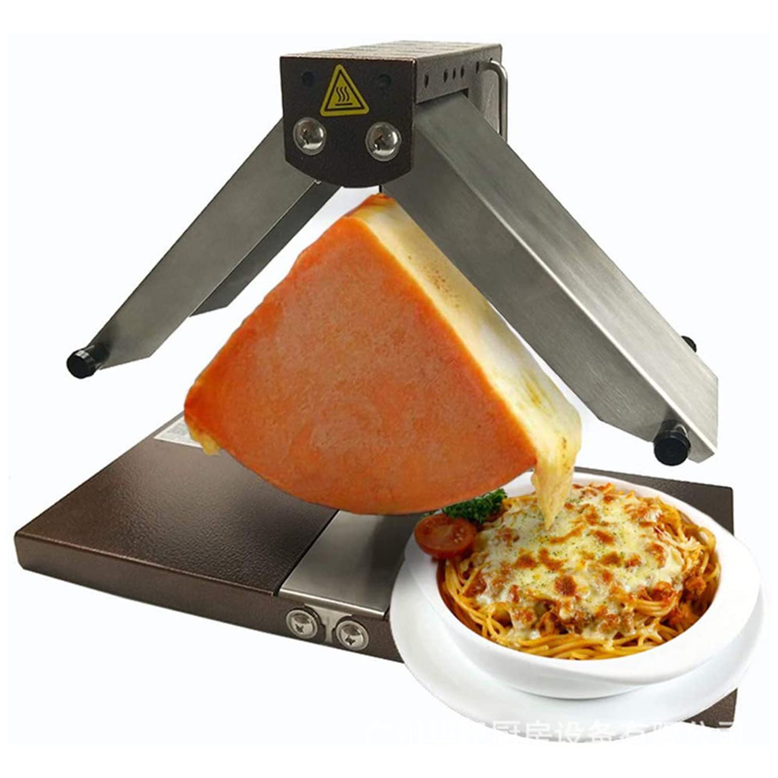 900W Commercial Electric Cheese Melter Machine with Adjustable Angle - 110V Cheese Warmer for Nachos, Fondue, Burgers & Sandwiches - Perfect for Restaurants, Catering & Home Kitchens