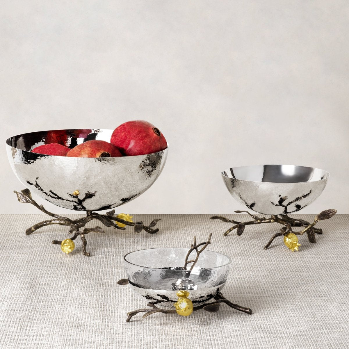 Handcrafted Pomegranate Design Ceramic Small Bowl - Perfect for Serving Fruits, Nuts, and Snacks | Elegant Home Decor & Kitchen Dining Accessories