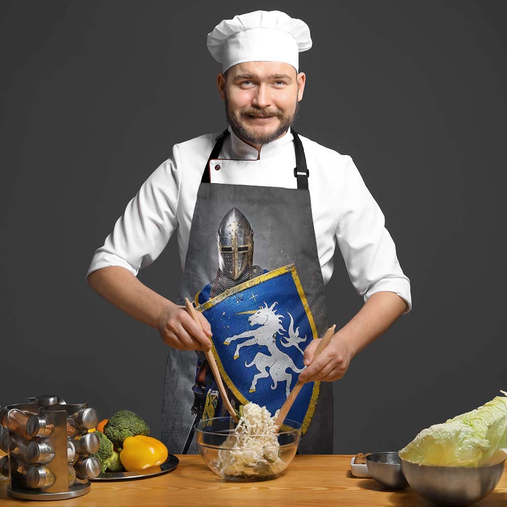 HOSNYE Adjustable Kitchen Apron for Cooking, Baking, Gardening & Painting - Durable Bib with Comfortable Straps - Perfect for Home, Restaurant, Party & DIY Projects