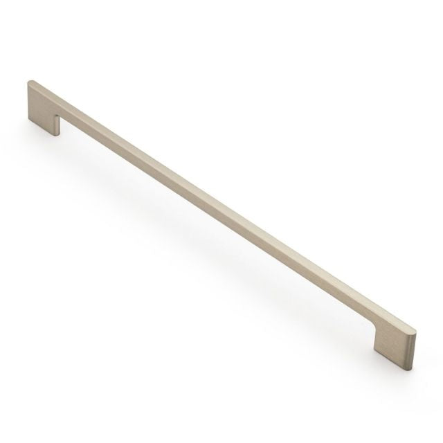 Castella Cove D Pull Handle - Brushed Nickel Cabinet Hardware for Kitchen & Bathroom - Modern Drawer Pulls for Home Renovation & Furniture Upgrade