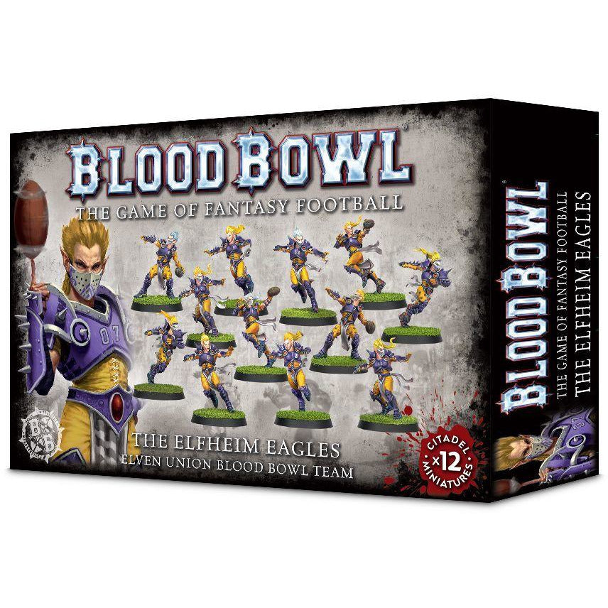 Blood Bowl Elven Union Team - Elfheim Eagles Fantasy Football Board Game for Competitive Play & Tournaments