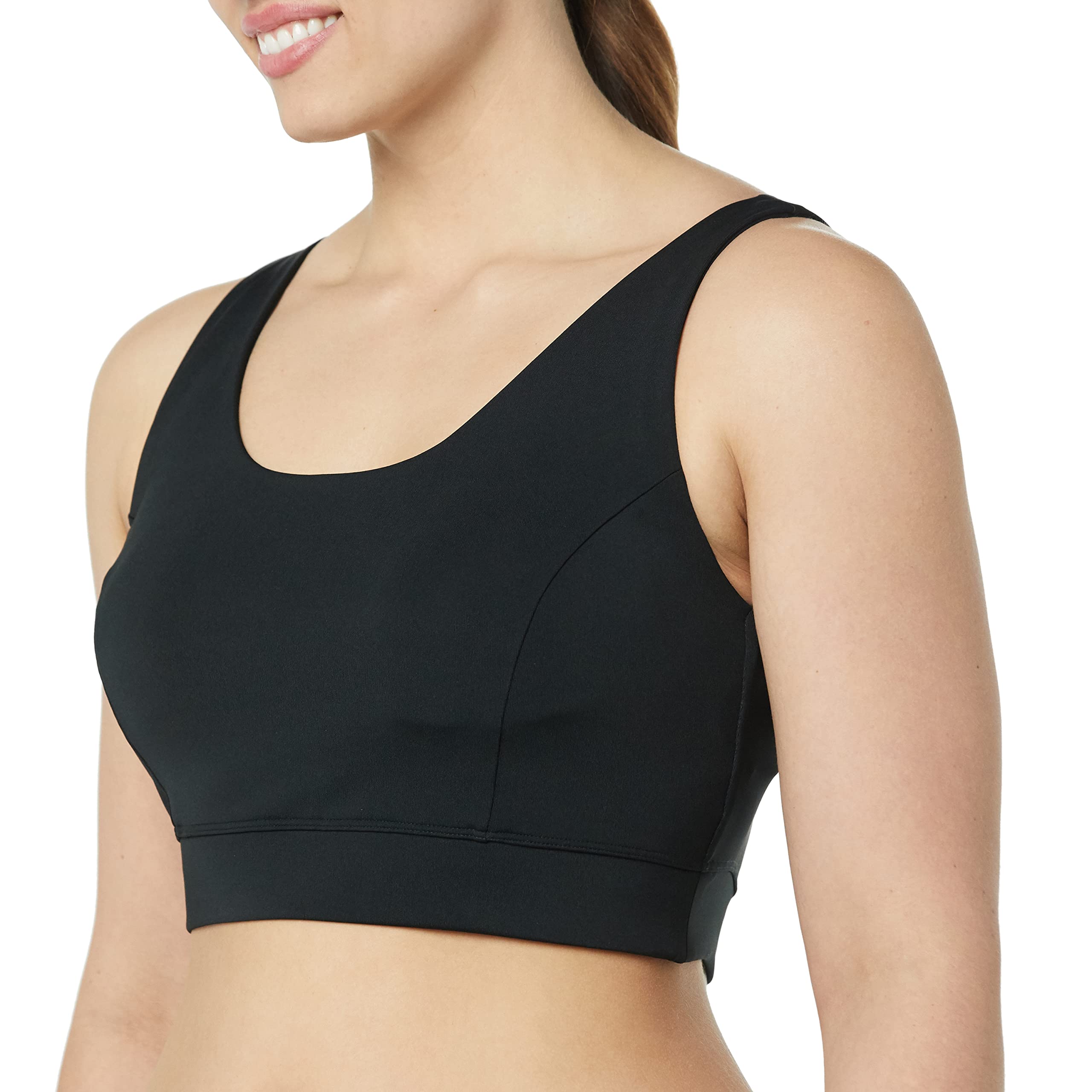Amazon Essentials Women's Everyday Fitness Sports Bra - Comfortable Strappy Yoga Bra for Running, Gym & Workouts - Lightweight Breathable Activewear for Women