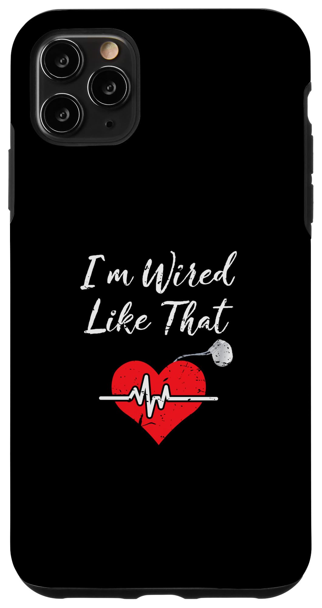 iPhone 11 Pro Max Case - ICD Surgery & Cardiac Pacemaker Friendly Protective Cover - Perfect for Heart Patients with Medical Devices | Durable Shockproof Phone Cover for Daily Use & Active Lifestyle