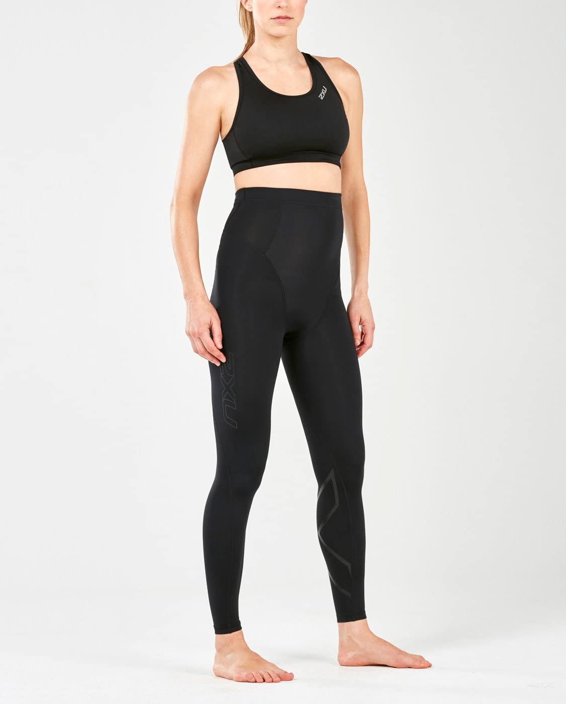 2XU Women's Postnatal Maternity Activewear - High Waisted Compression Leggings & Workout Tights for Yoga, Running & Postpartum Recovery