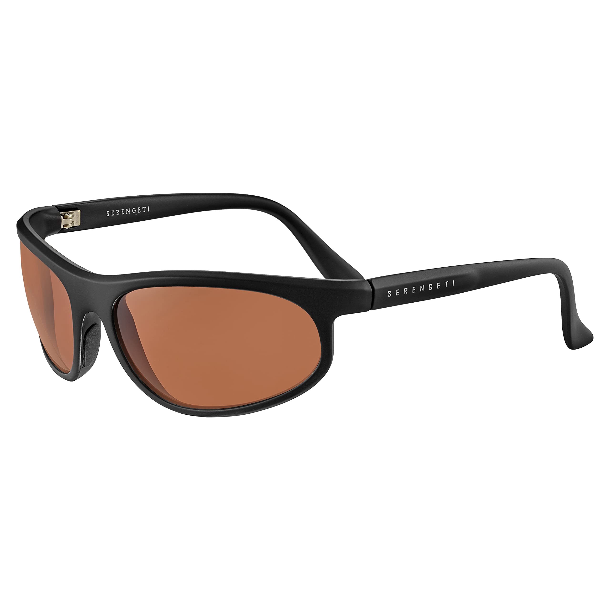 Serengeti Summit Drivers Wrap Around Sunglasses for Men - Lightweight Matte Black Photochromic UV Protection Sunglasses with Mineral Glass Lenses | Perfect for Driving, Outdoor Sports & Everyday Wear