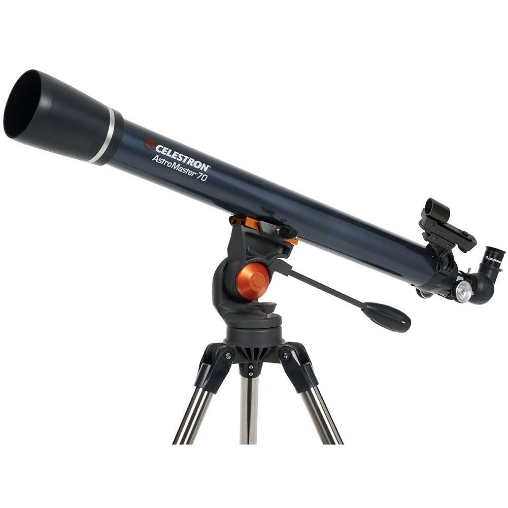 Refurbished Celestron AstroMaster 70AZ Telescope - 70mm Aperture Refractor for Beginners, Moon & Planetary Viewing, Stargazing, Astronomy Gift
