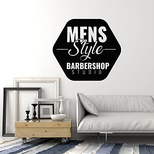VVWV Barber Shop Wall Decals - Motivational Quotes Stickers for Salon, Spa & Beauty Parlor Decor - 45x45cm Self-Adhesive Nail & Makeup Art Decals - Perfect for Hairdresser, Massage & Nail Studio Wall Decor