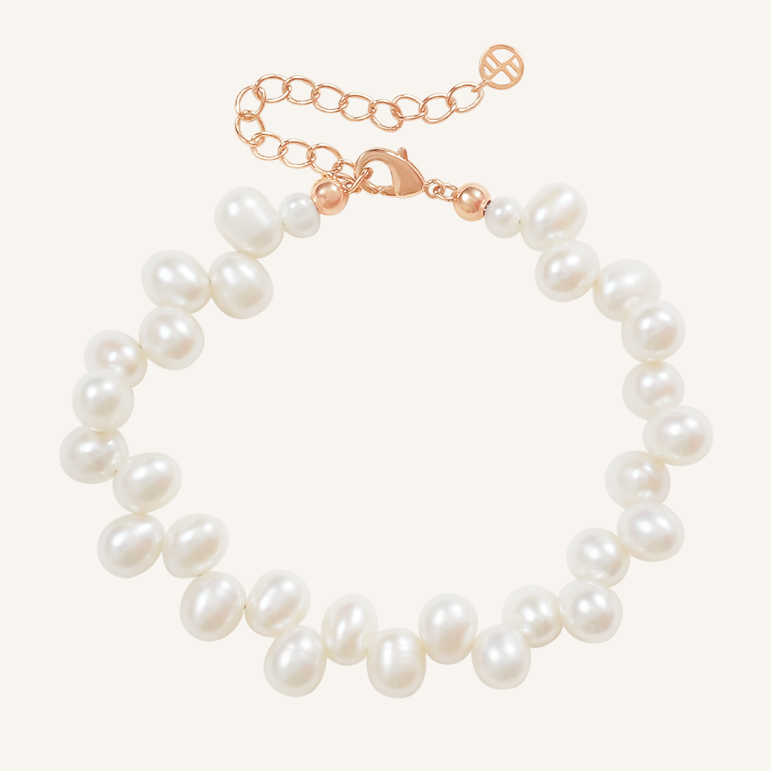 6mm Alaska Pearl Bracelet - Elegant Handmade Jewelry for Women, Perfect for Weddings, Parties & Special Occasions