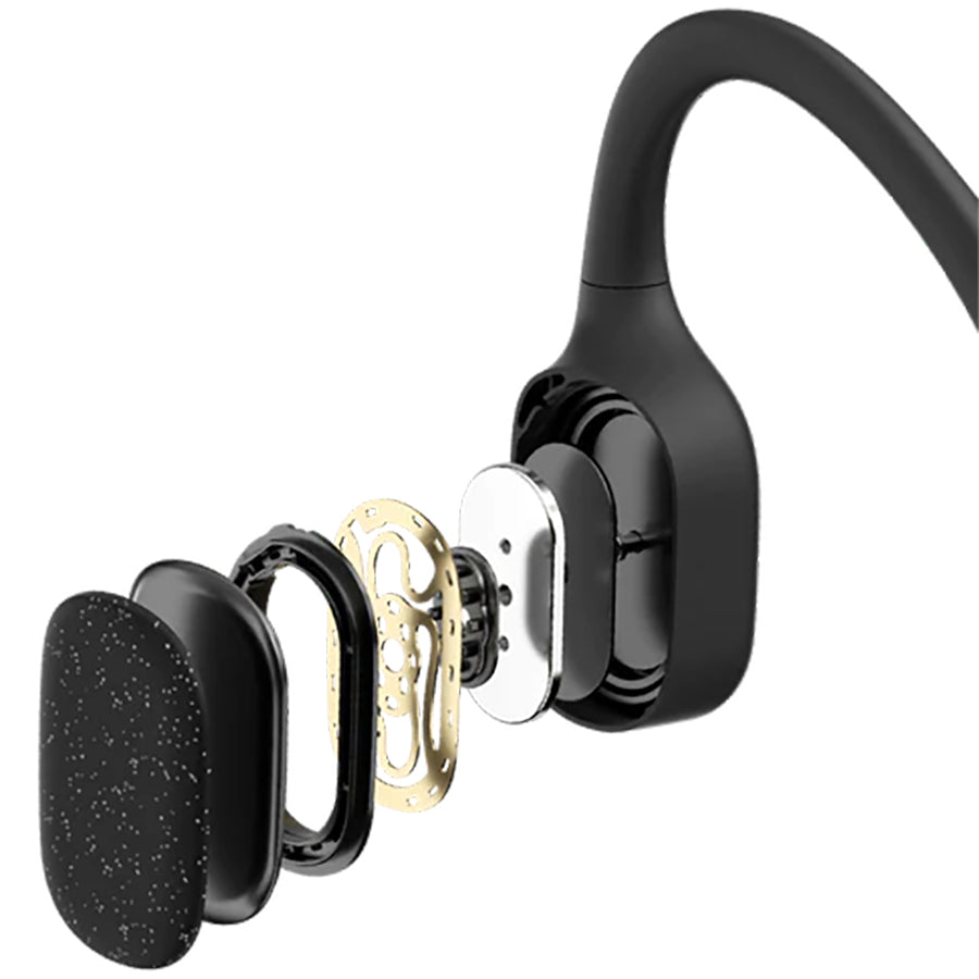 OpenSwim Waterproof Bluetooth Headphones for Swimming - Wireless Sports Earbuds with Secure Fit, Sweatproof & IPX8 Rating - Ideal for Pool, Gym, Running & Outdoor Activities