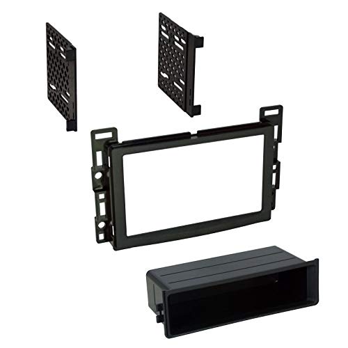 Universal Car Stereo Dash Kit - Compatible with Select Vehicles for Aftermarket Radio Installation | Perfect for DIY Car Audio Upgrades & Custom Installations