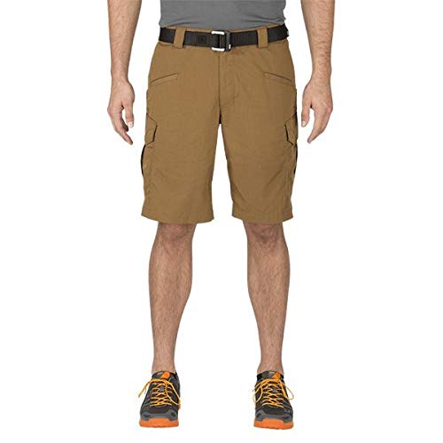5.11 Tactical Men's Stryke 11-Inch Inseam Military Shorts - Flex-Tac Ripstop Fabric, Durable & Comfortable (Style 73327) - Perfect for Outdoor Activities, Hiking, and Tactical Training