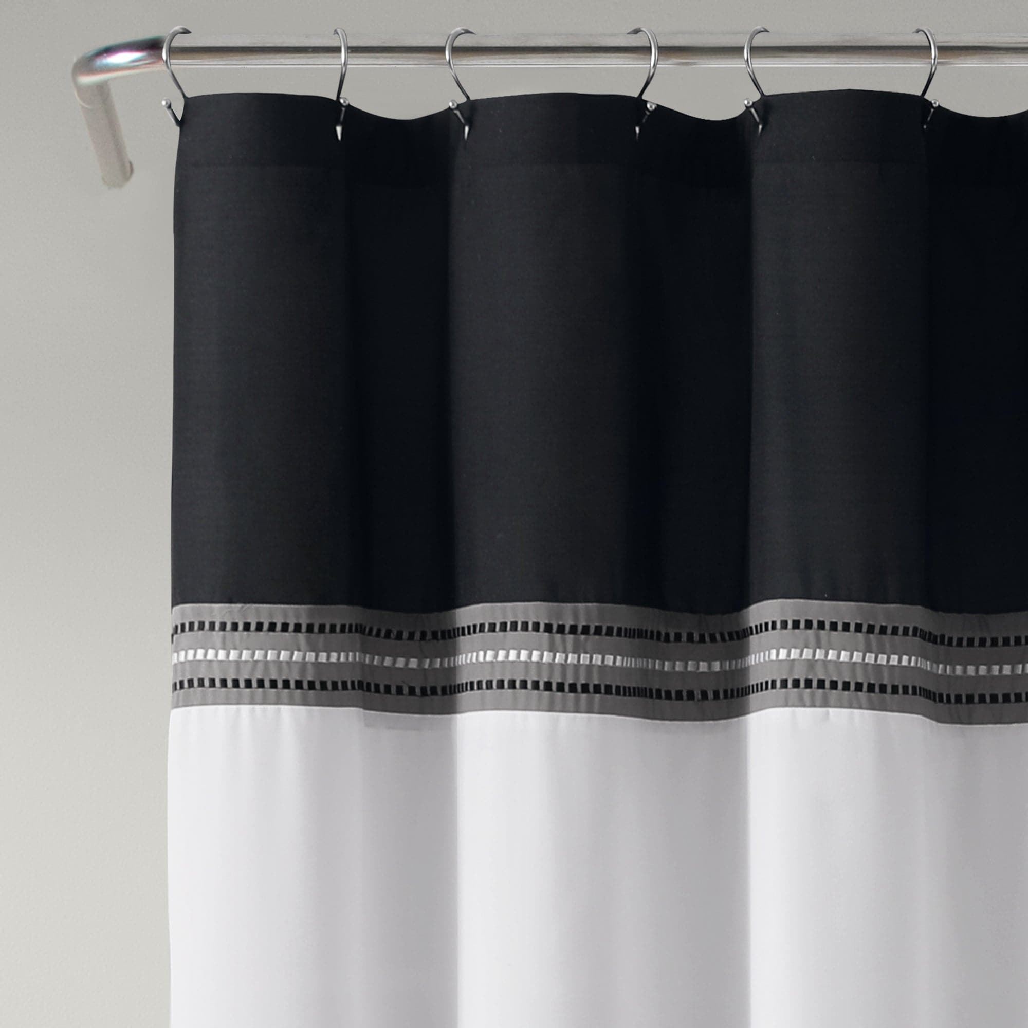 Terra Embroidery Shower Curtain - Waterproof Bathroom Decor with Elegant Floral Design for Modern Homes | Perfect for Bathrooms, Guest Suites & Spa Retreats