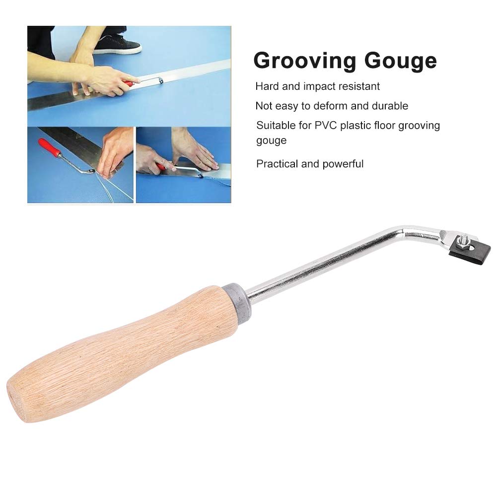 Steel Impact Floor Groover Tool - Heavy Duty Tire Grooving & Slotting Cutter for PVC Plastic Floors | Perfect for DIY, Auto Repair & Industrial Floor Maintenance