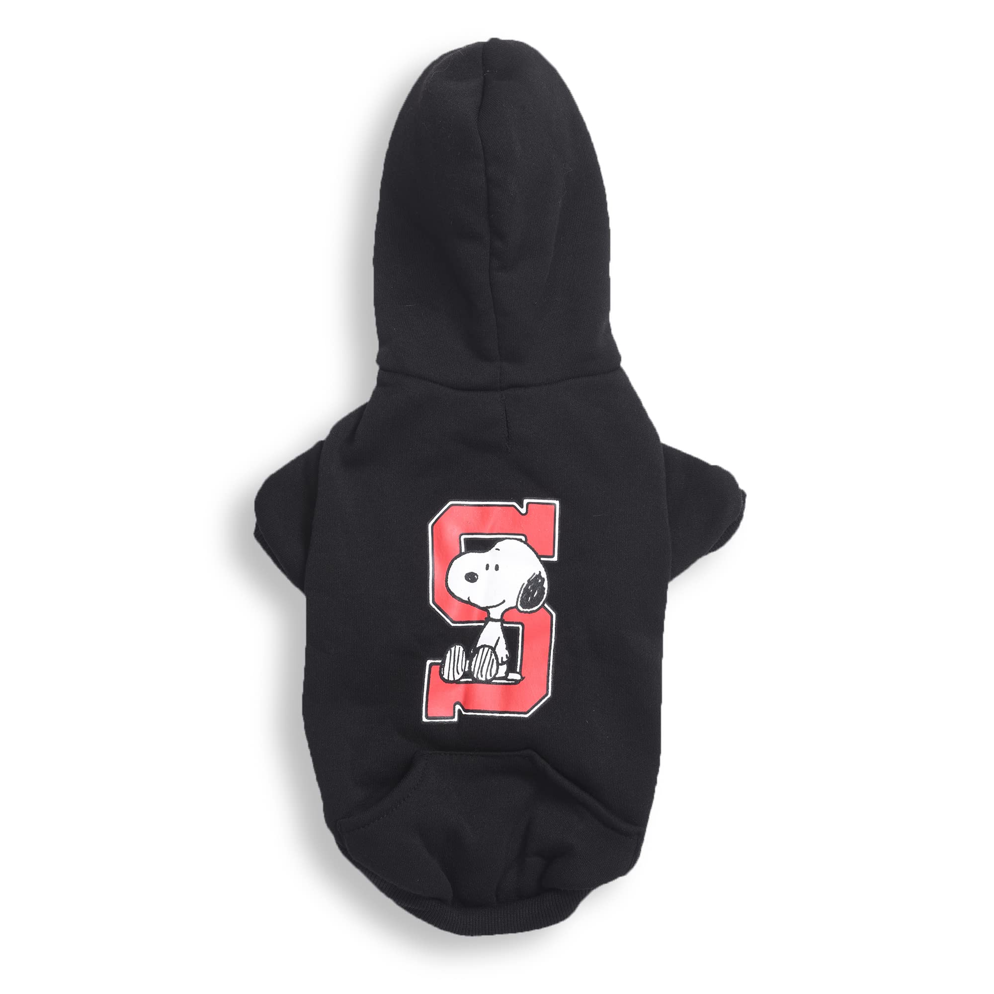 Peanuts Snoopy Collegiate Dog Hoodie - XL Soft & Comfortable Dog Sweater for Large Breeds | Warm Pet Apparel for Winter Walks & Outdoor Adventures