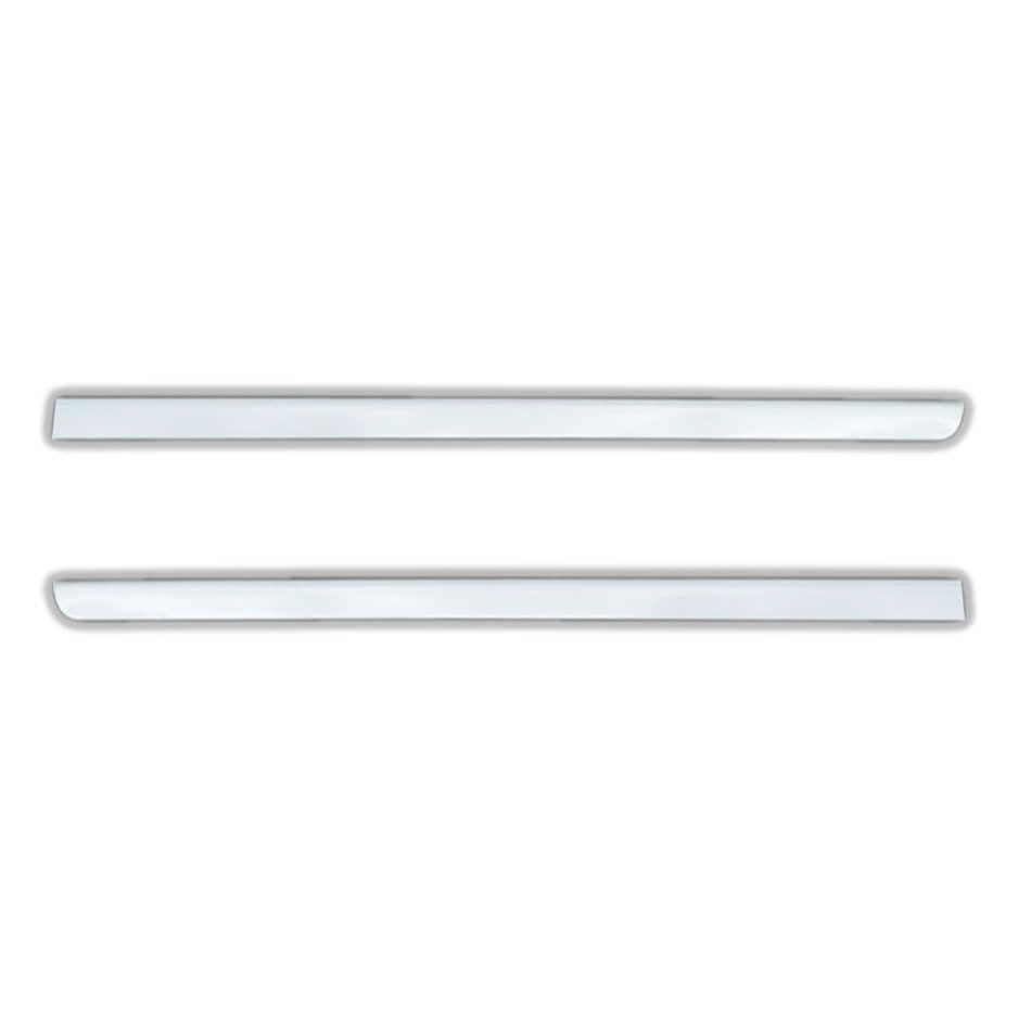 2-Piece Chrome Window Sill Trim for 2004-2012 Chevy Colorado Regular Cab - Enhance Style & Protection for Your Truck Windows