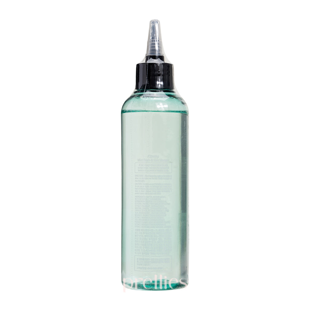 A'pieu Mint Scalp Hair Vinegar 200ml - Refreshing Scalp Treatment for Dandruff & Itchy Scalp | Perfect for Daily Hair Care & Scalp Health