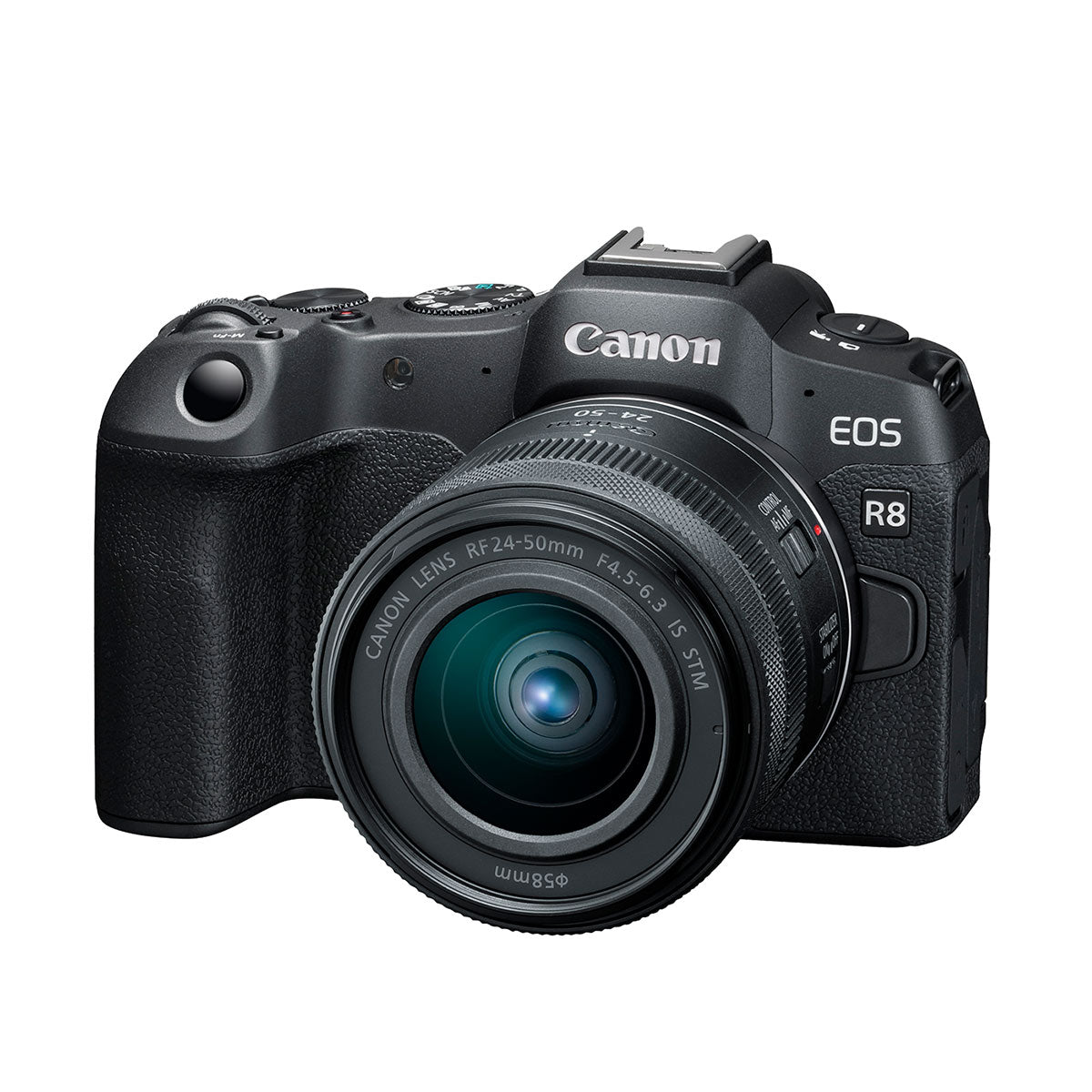 Canon EOS R8 Full Frame Mirrorless Camera with RF 24-50mm f/4.5-6.3 IS STM Lens Kit - Professional Photography for Travel, Vlogging & Content Creation