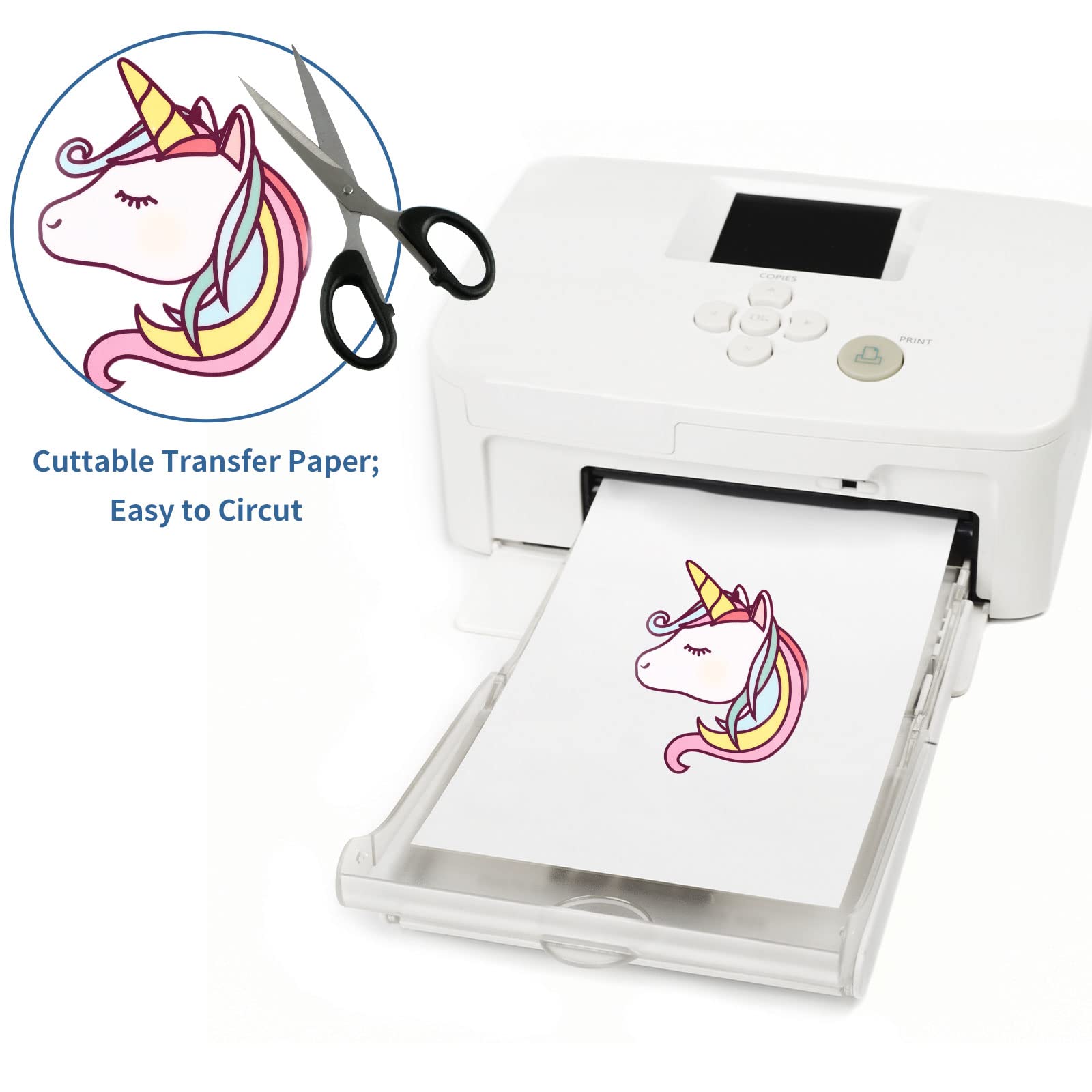 Premium Heat Transfer Paper for Light T-Shirts - 10 Sheets (8.5x11