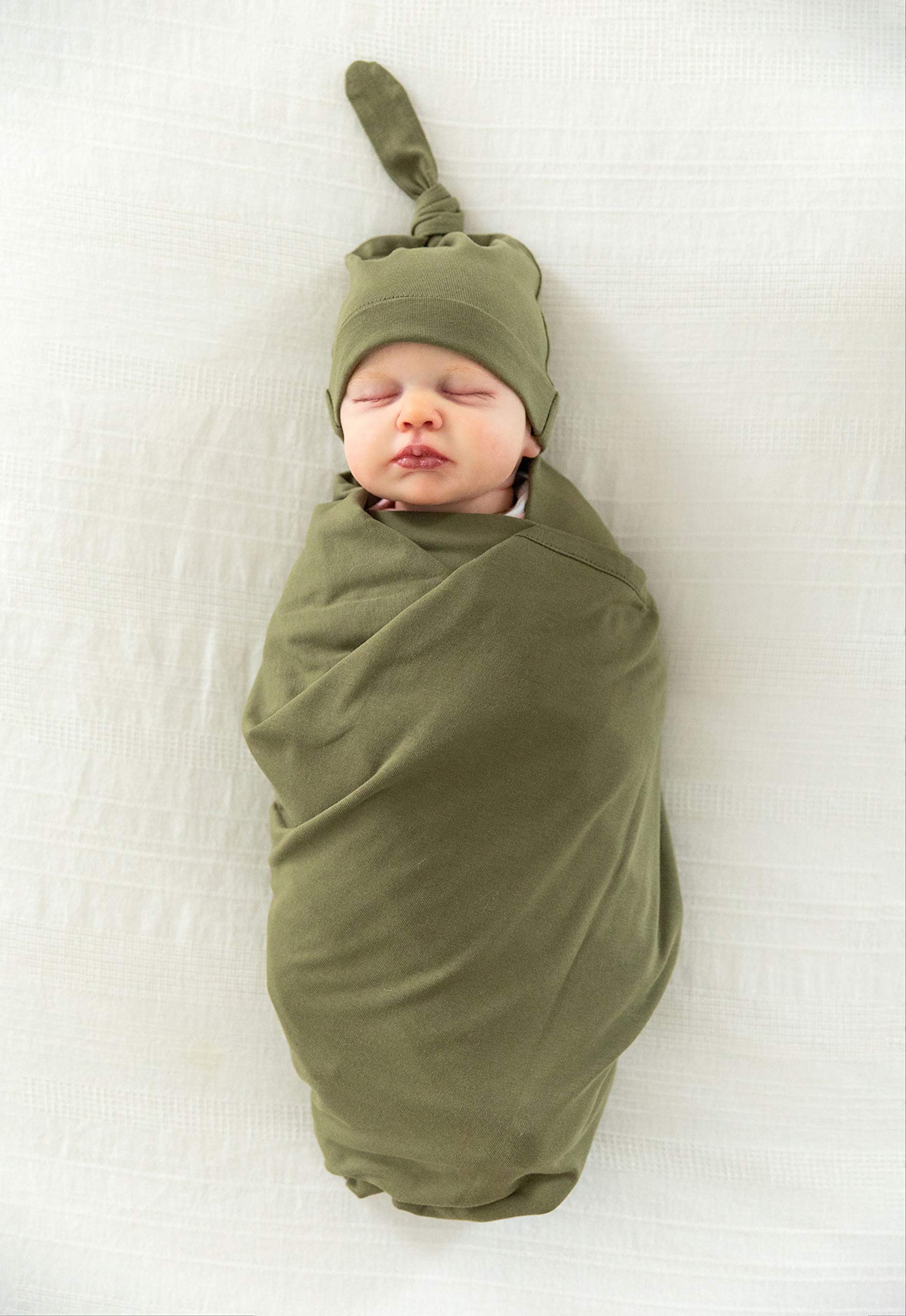 Mommy & Me Maternity Robe Set - Labor & Delivery Gown with Matching Newborn Swaddle for Hospital