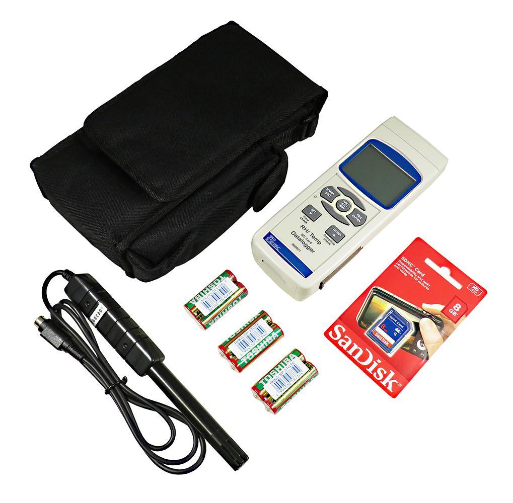 Wireless Temperature and Humidity Data Logger with SD Card Storage - Monitor Climate Conditions for Greenhouses, Warehouses & Labs