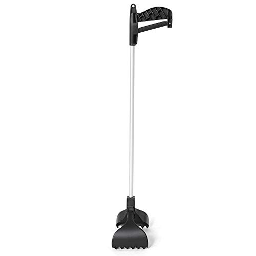 Lightweight Portable Durable Dog Waste Pickup Tool - Plastic & Metal Pooper Scooper for Small & Large Dogs - Perfect for Park Walks, Backyard Cleanup & Pet Hygiene
